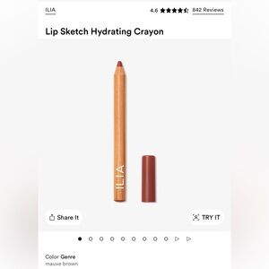 ILIA Lip Sketch Crayon in Mauve Brown